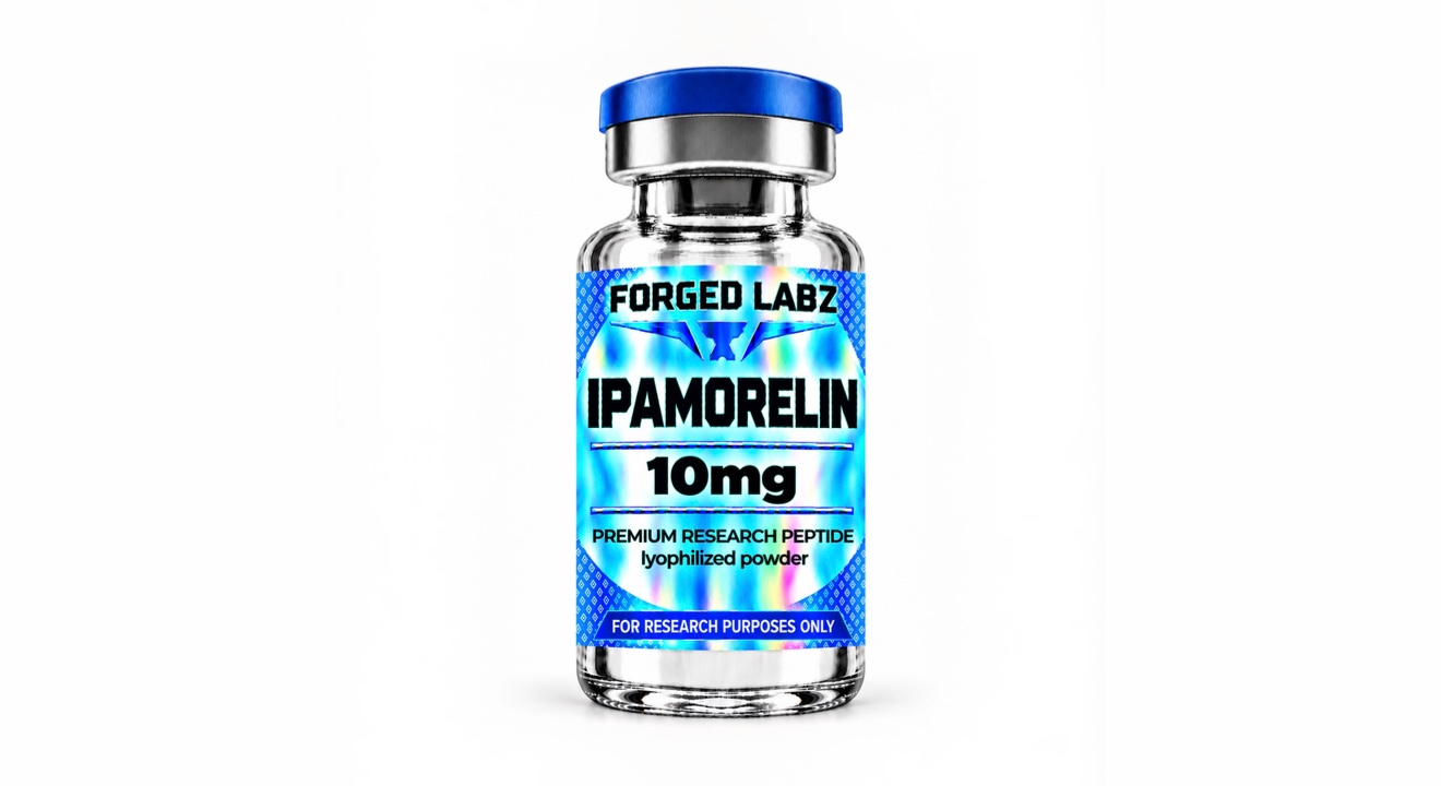 Ipamorelin research peptide vial