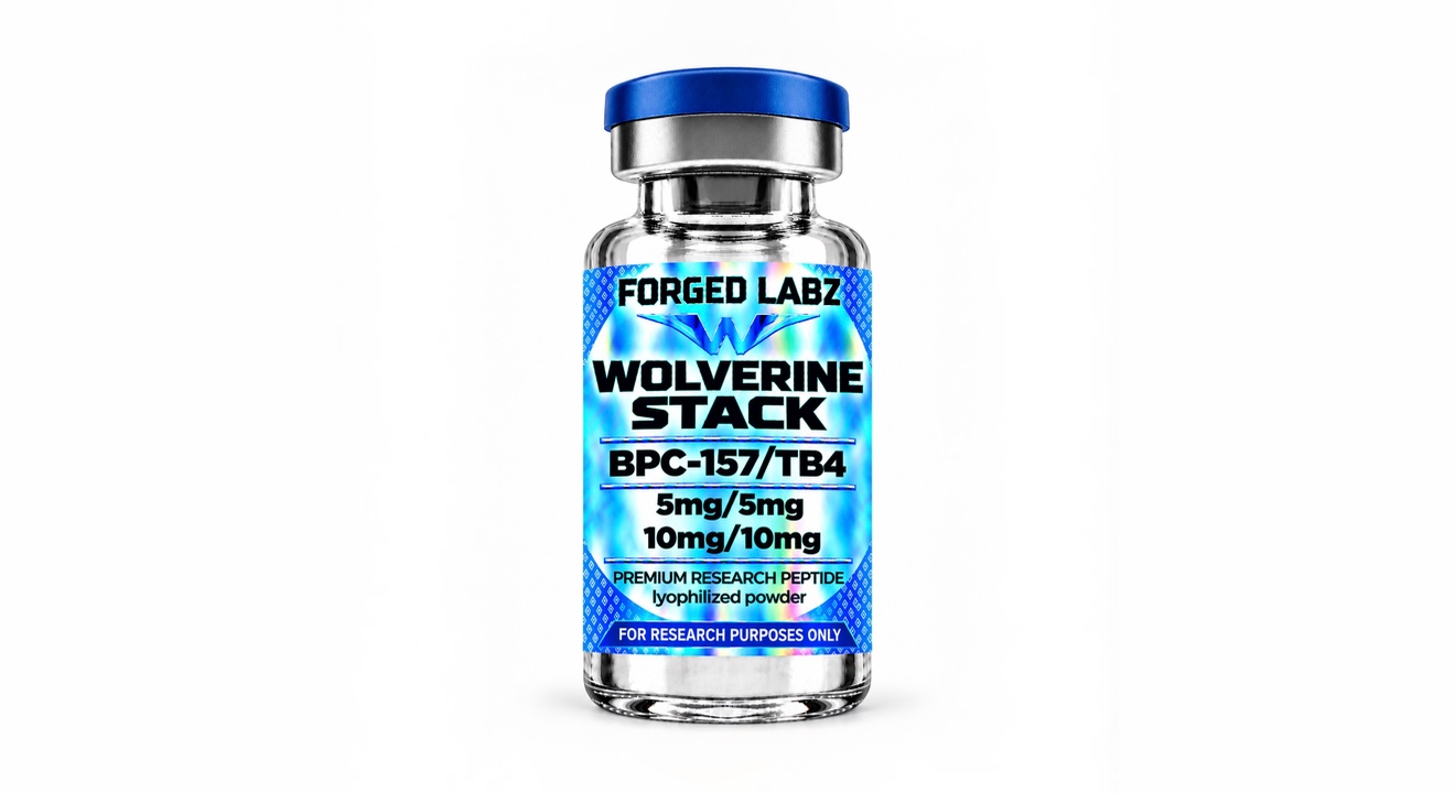 Wolverine Stack research peptide vial