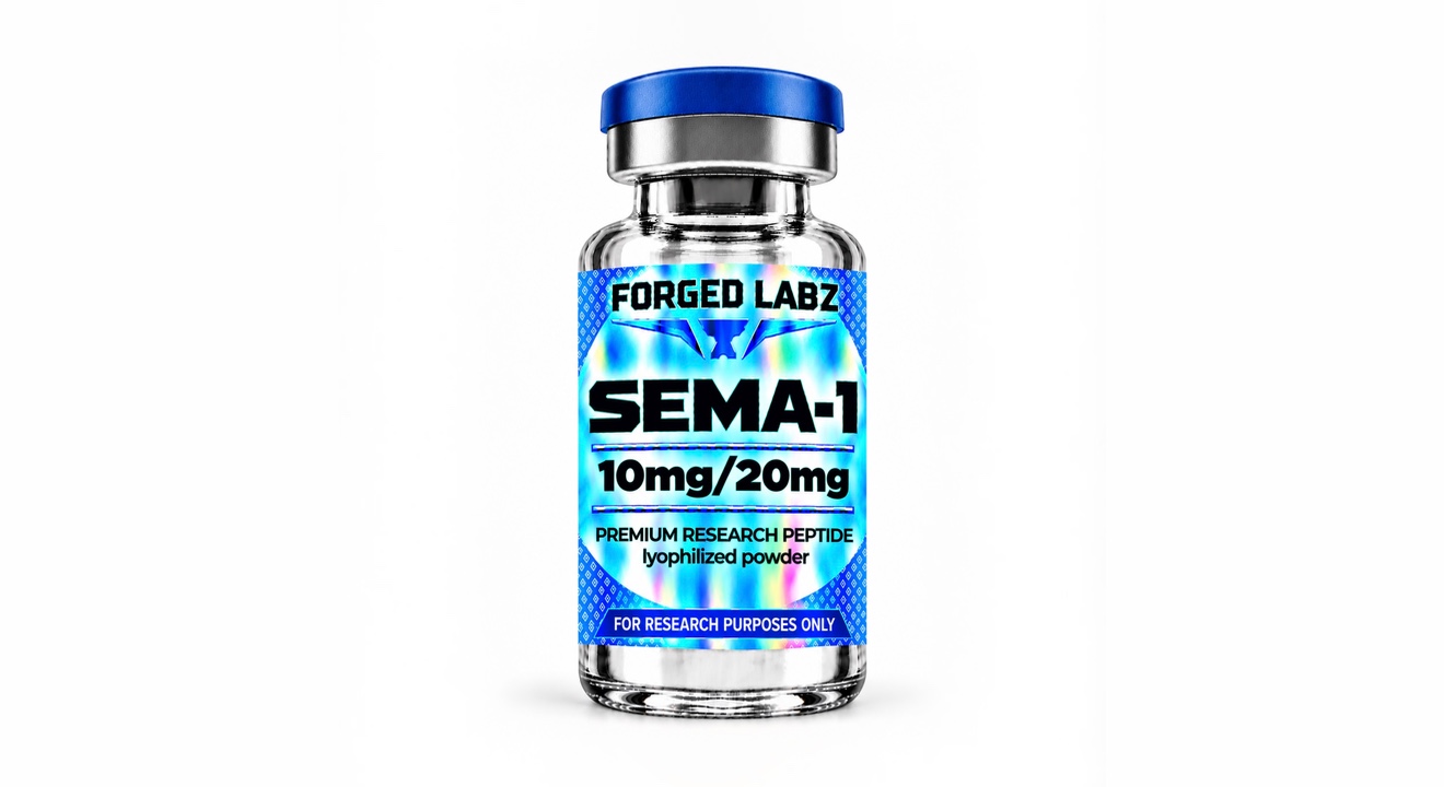 Sema-1 research peptide vial