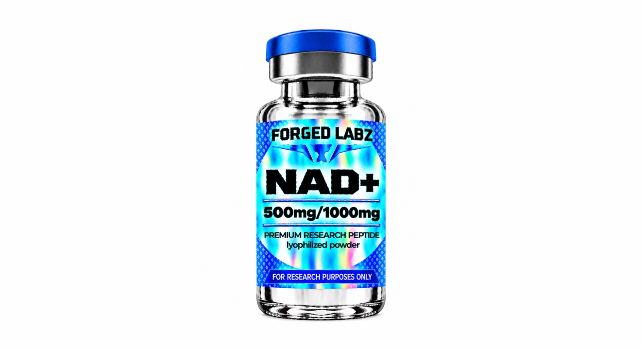 NAD+ research peptide vial