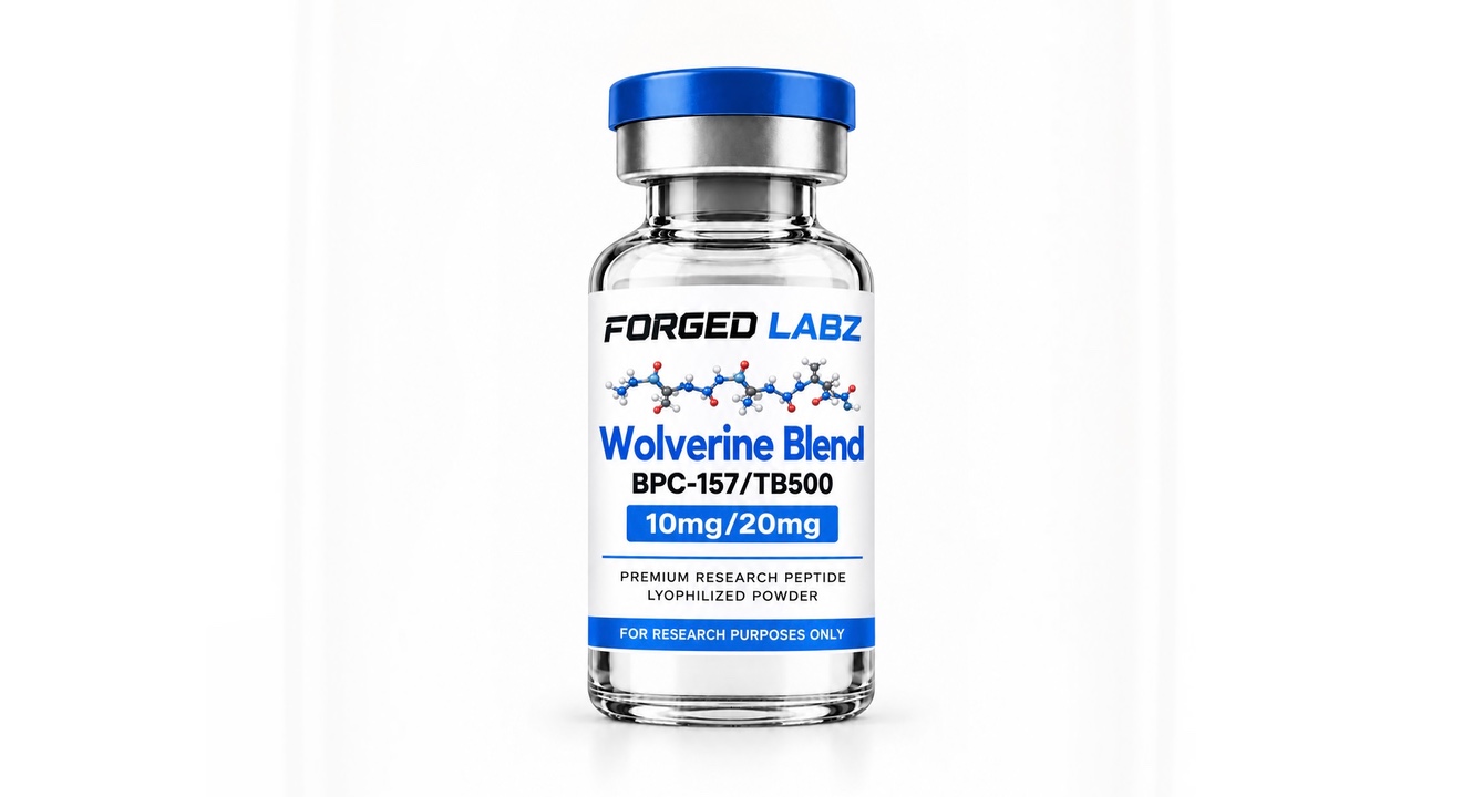 Wolverine Stack research peptide vial